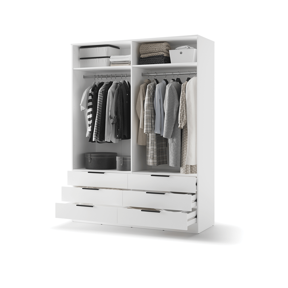 Lenart Avera Draaideurkast met Spiegel 170cm - Afbeelding 9