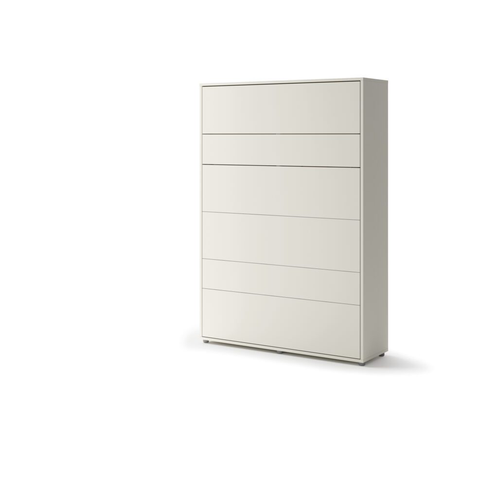Lenart Bed Concept verticaal opklapbed 140x200 cashmere ingeklapt