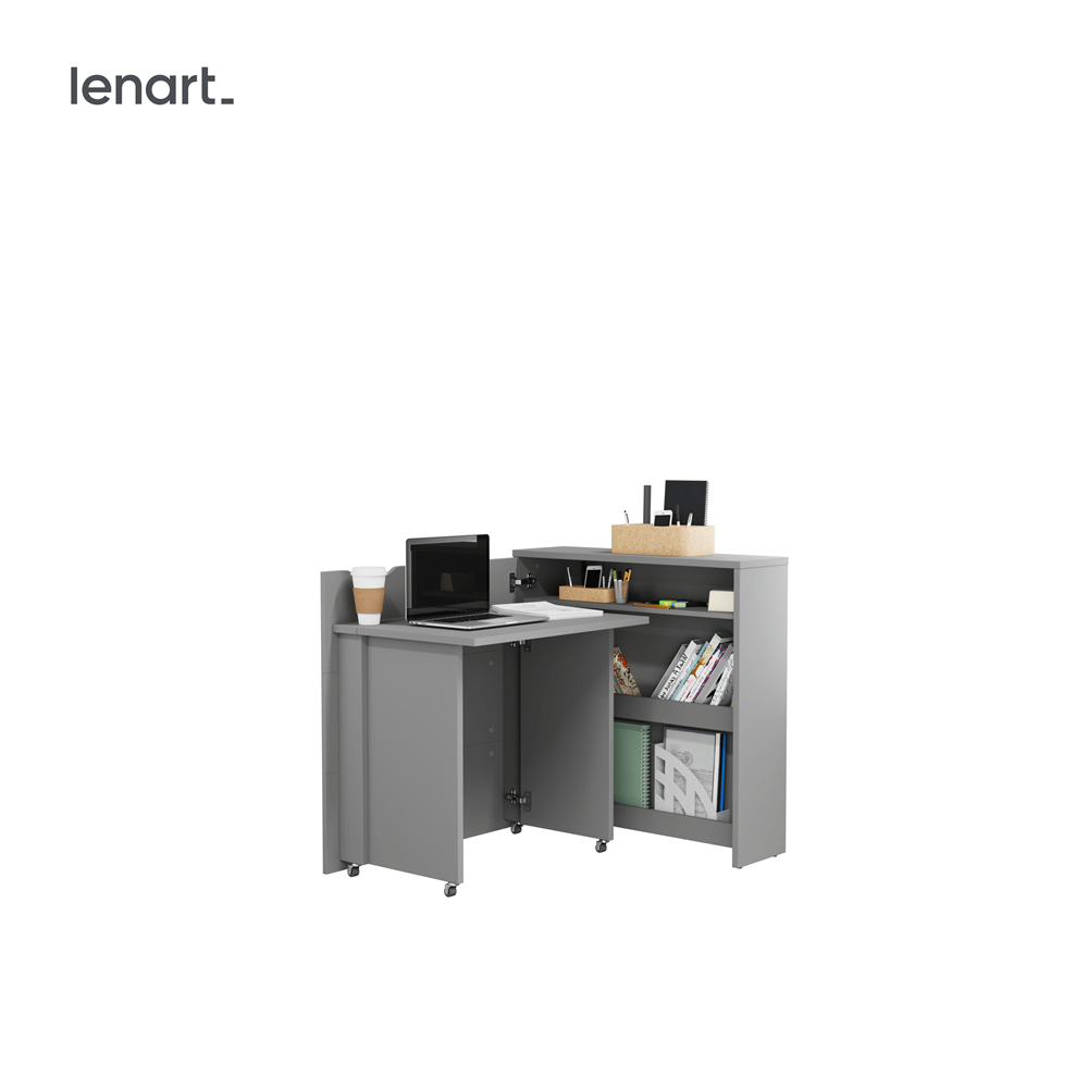 Lenart Concept Bureau Klein – Inklapbaar & Ruimtebesparend Bureau - Afbeelding 7