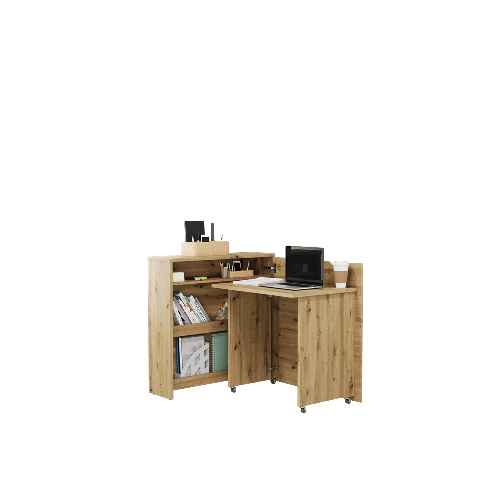Lenart Concept Bureau Klein – Inklapbaar & Ruimtebesparend Bureau - Afbeelding 5