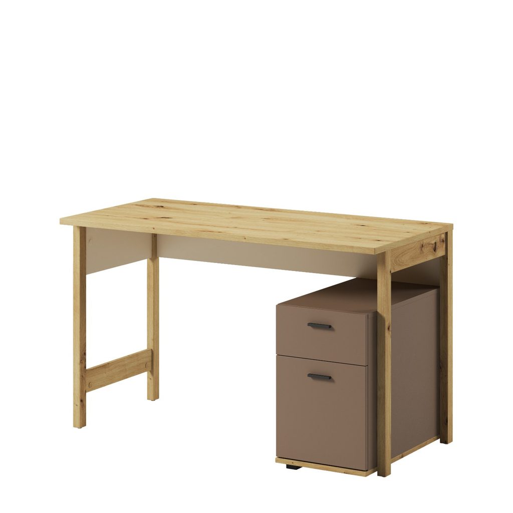 Lenart Lenny bureau voor tienerkamer Artisan eiken beige