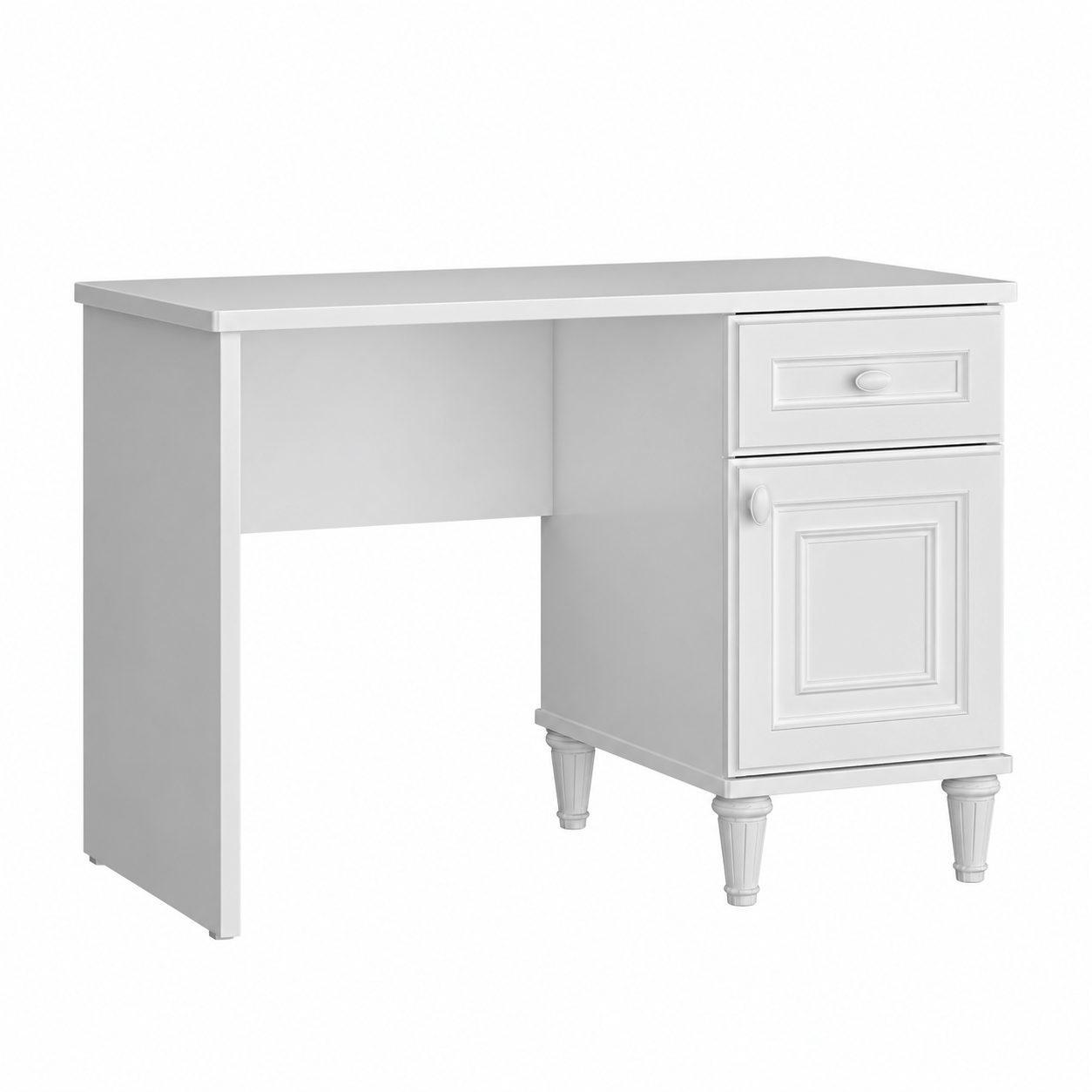 almila lora bureau wit studeerhoek 115x62x78 cm