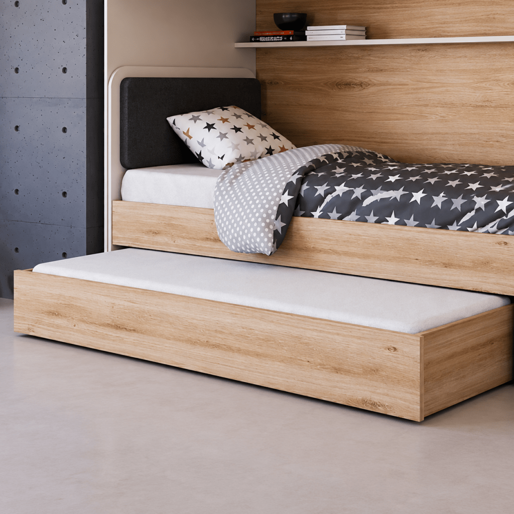 almila new options slaapopberglade eiken 96x200x25 cm