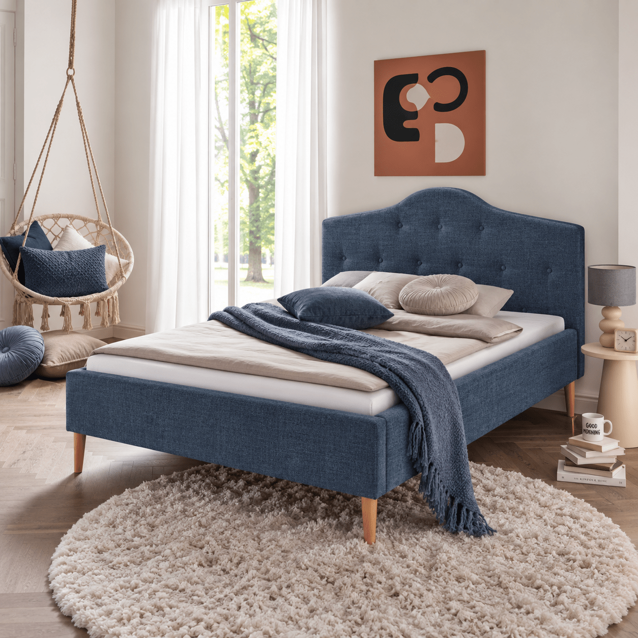 Infanskids Gestoffeerd Bed Lisa - Afbeelding 6