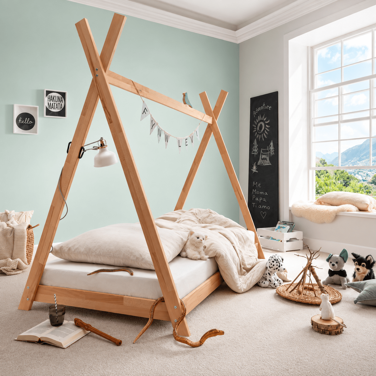 Infanskids Pino Tipibed 90x200 Beuken