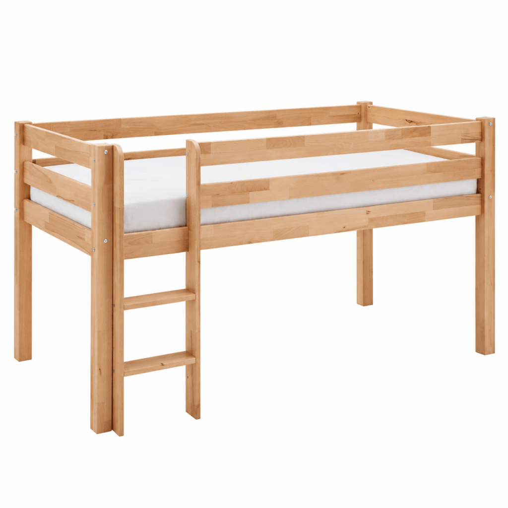 infanskids pino halfhoogslaper beuken flexibele rechte ladder
