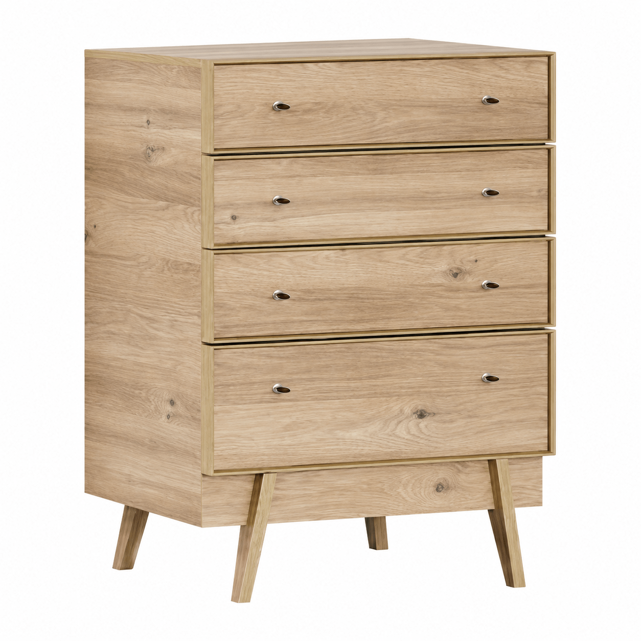 almila origami ladekast commode eiken 75x51x105 cm