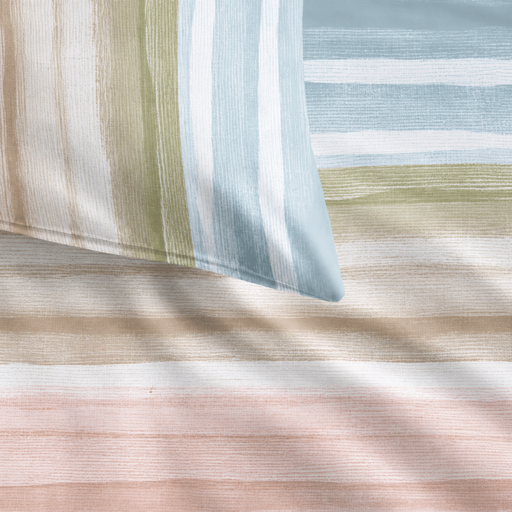 Detail van 100% katoen van Ariadne at Home Colour Palette dekbedovertrek