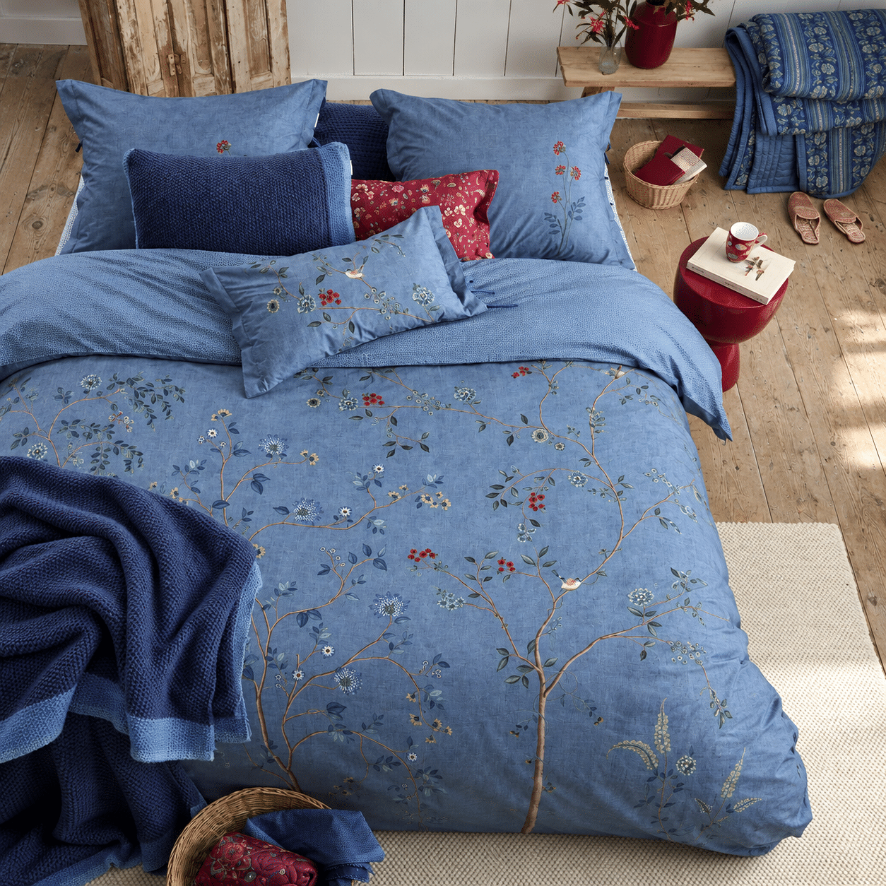 Pip Studio Desi Garden beddengoed van perkal