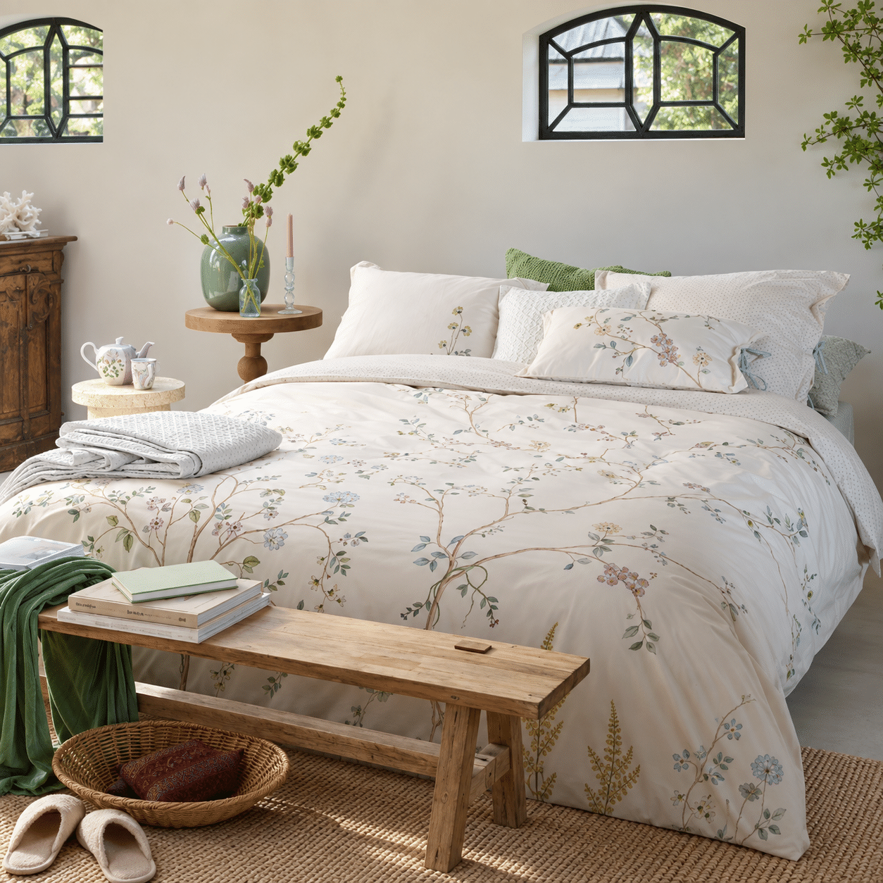 Pip Studio Desi Garden dubbelzijdige dekbedhoes