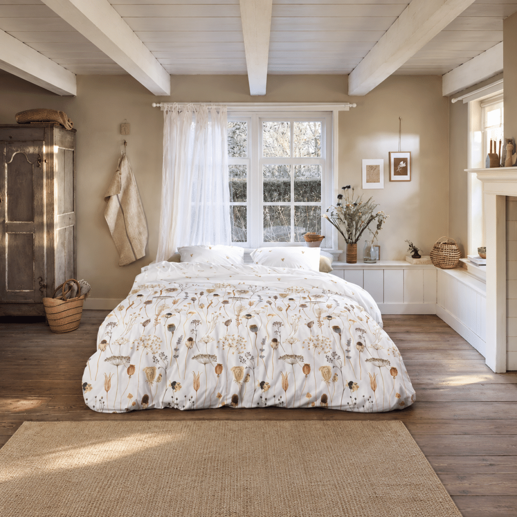 Dekbedovertrek uit de Cosy Season collectie van Ariadne at Home