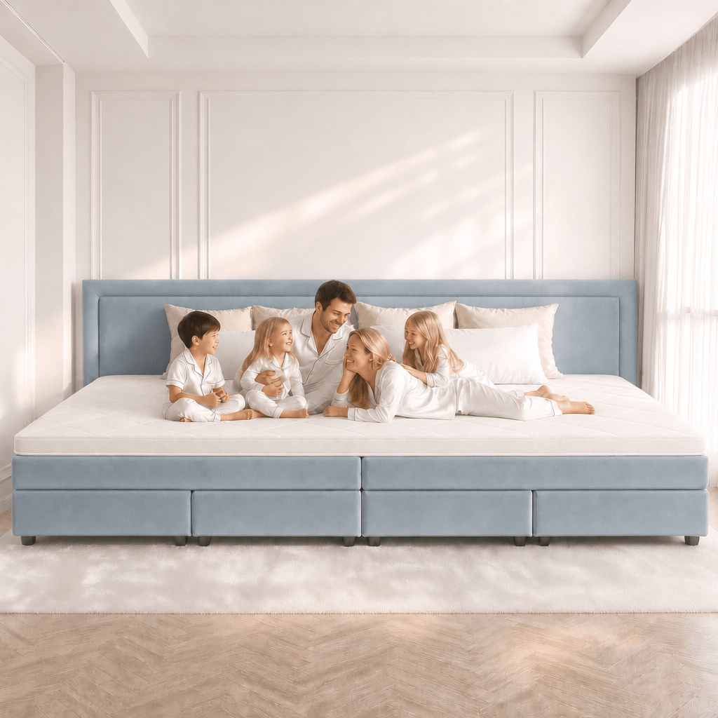 van schaik familie boxspring kader xxxl in royale slaapkamer opstelling