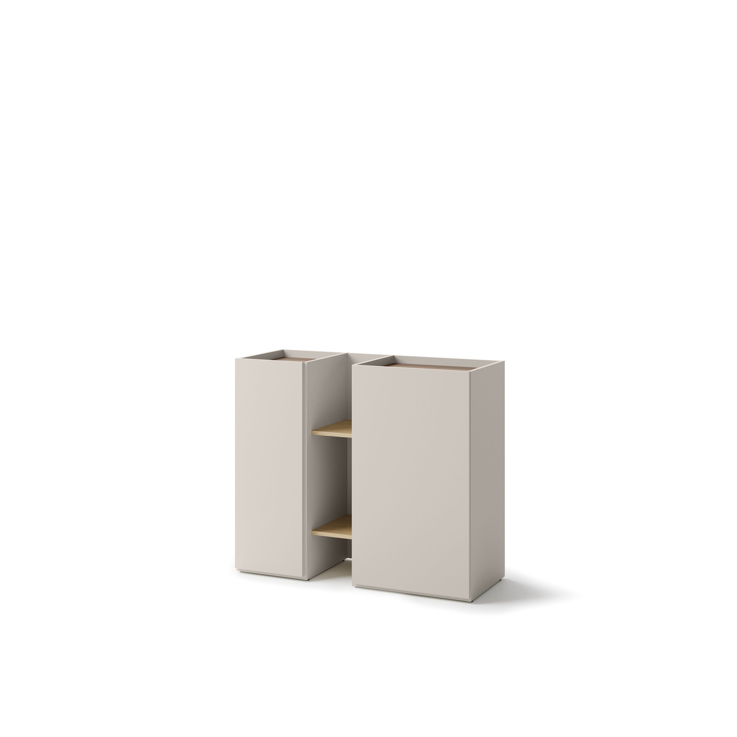 lenart sigma commodekast kasjmier licht eik truffel 106x42x91 cm