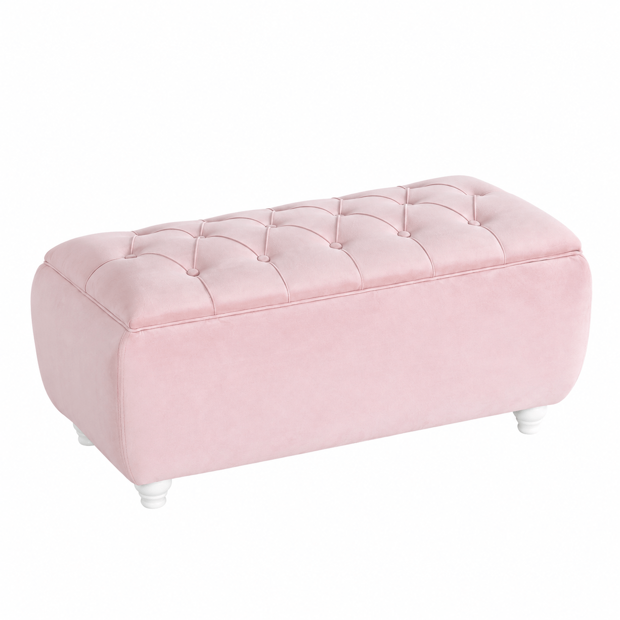 almila lora gestoffeerde bank rose hocker 91x43x32 cm