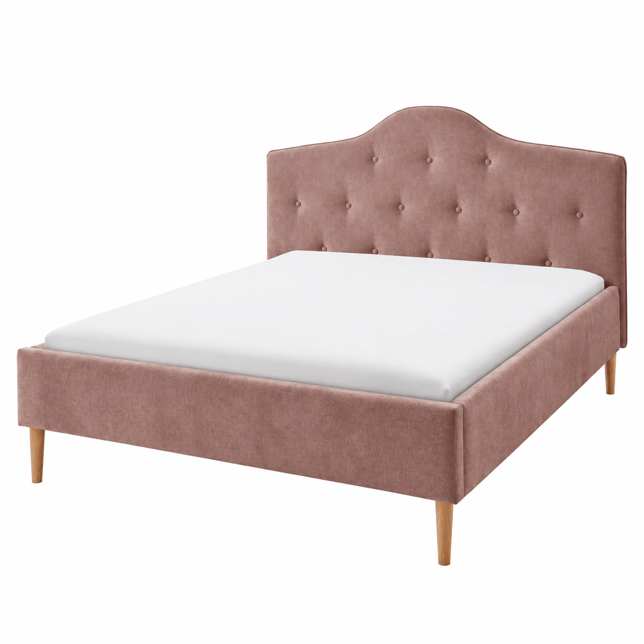 Infanskids gestoffeerd twijfelaar kinderbed lisa 120x200 cm