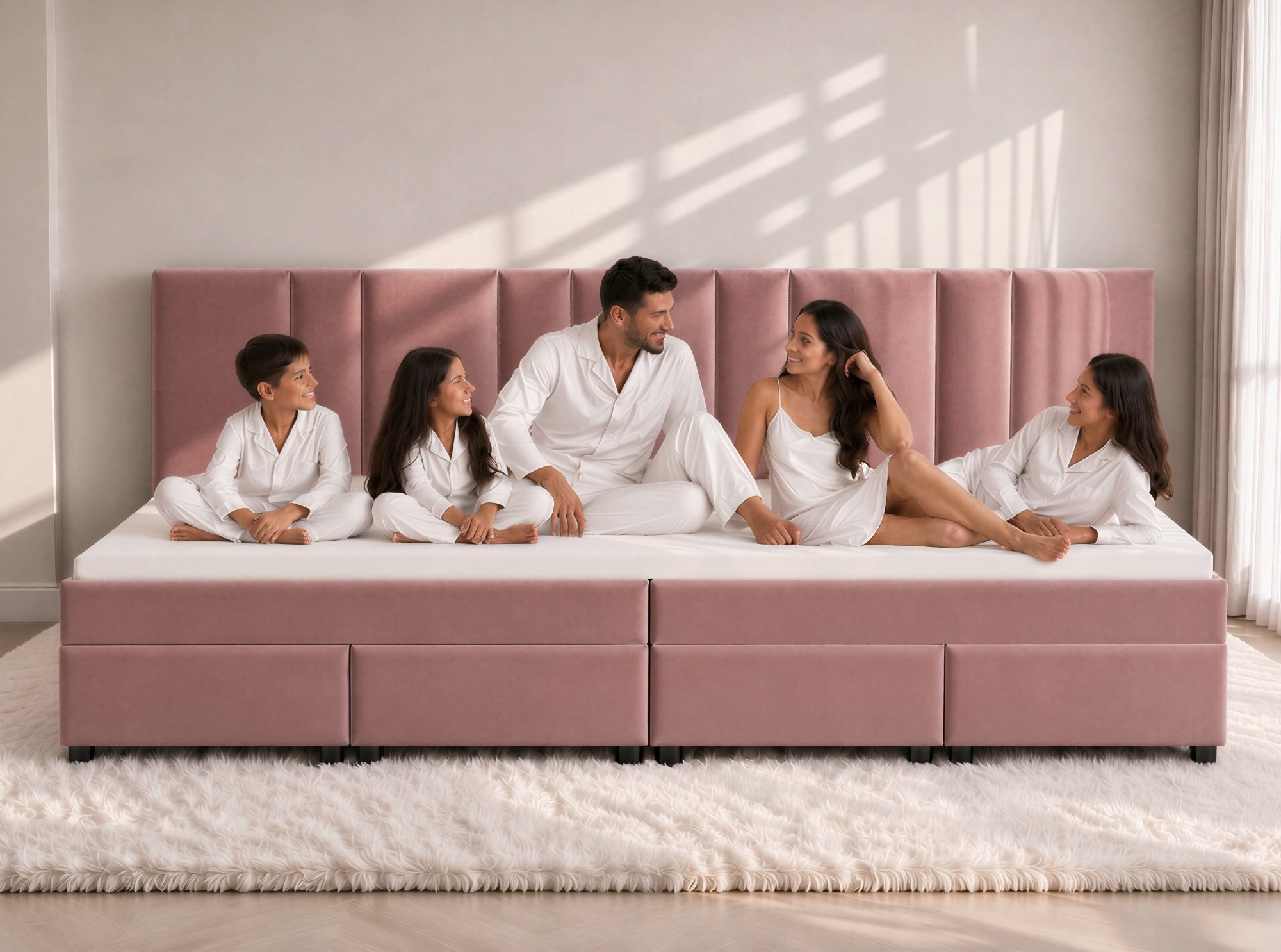 Van Schaik Symphony XXXL extra brede familieboxspring