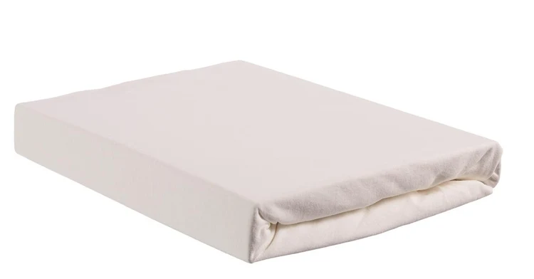 Splittopper Molton Stretch wit van Beddinghouse