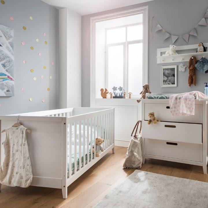 Infanskids Solvita Complete Babykamer Set Wit
